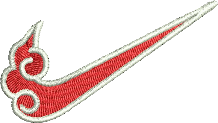 akatsuki cloud nike swoosh embroidery design